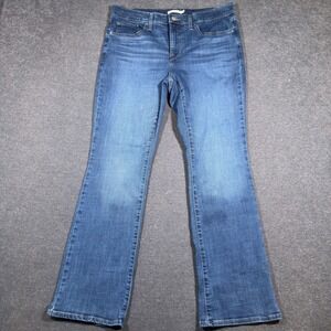 Levi's 315 Shaping Bootcut Jeans Womens 32x32 Blue Denim Mid Rise Stretch Boho